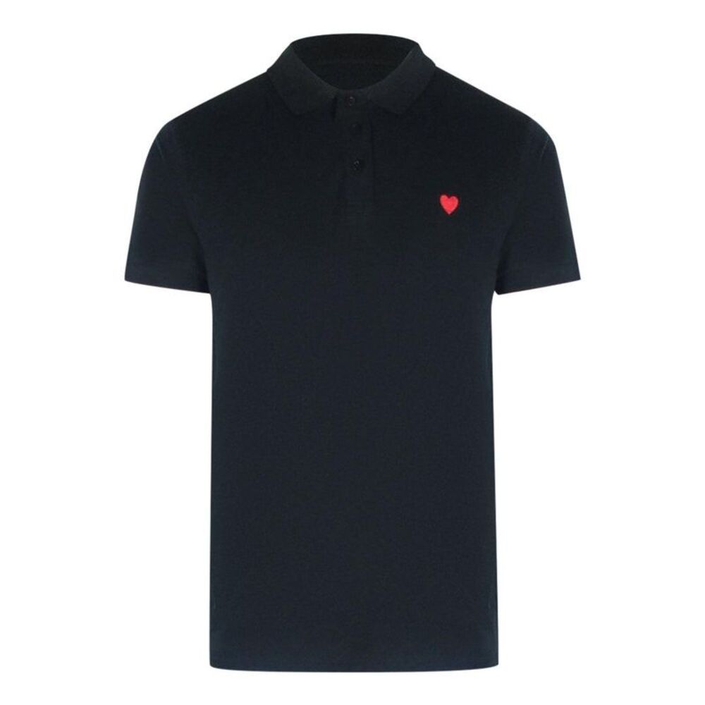 Love Moschino Mens Cotton Polo Shirt / Black